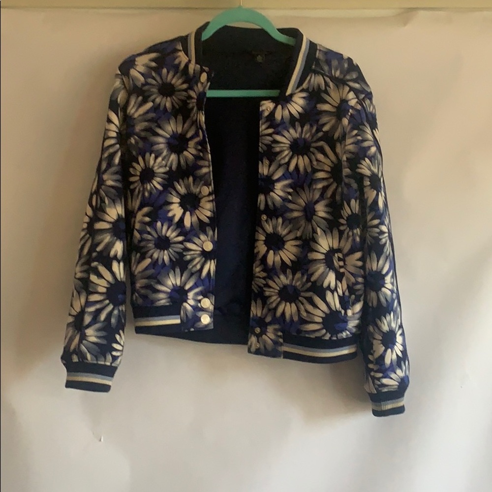 Blue Floral Jacket